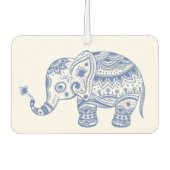 Blauer Elefantendiagramm Autolufterfrischer (Vorderseite)