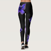 Blauer eleganter Entwurf des Leggings (Rückseite)