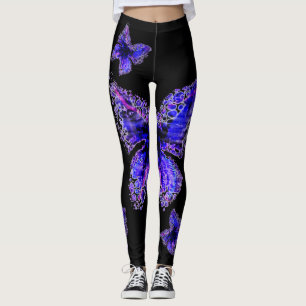 Blauer eleganter Entwurf des Leggings