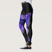 Blauer eleganter Entwurf des Leggings (Links)