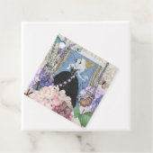 Blauer Eleganter Extravaganter Blumenstrauß Geschenkanhänger (Beispiel)