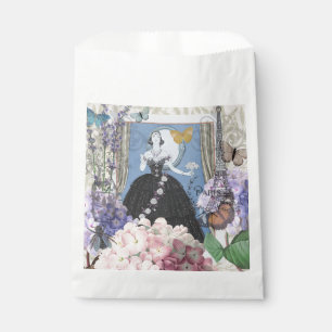 Blauer Eleganter Extravaganter Blumenstrauß Geschenktütchen