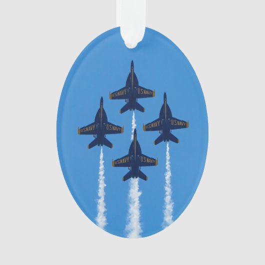 Blauer Engel Akrylic Ornament (Vorderseite)