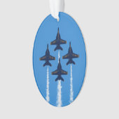 Blauer Engel Akrylic Ornament (Vorderseite)