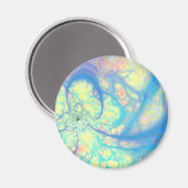 Blauer Engel - Cosmic Azure & Lemon Magnet (Vorderseite/Rückseite)