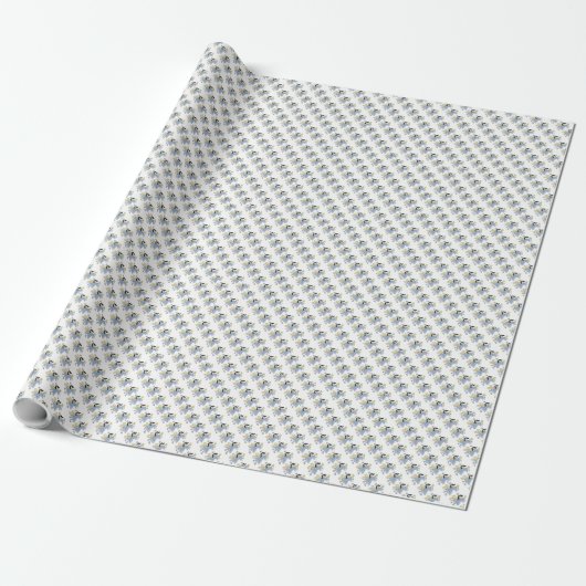 Blauer Engel/Fairy Geschenkpapier (Ungerollt)