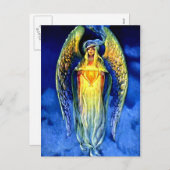 Blauer Engel im Geist von Weihnachten (Vorne/Hinten)