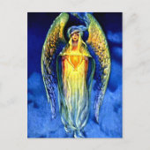 Blauer Engel im Geist von Weihnachten (Vorderseite)