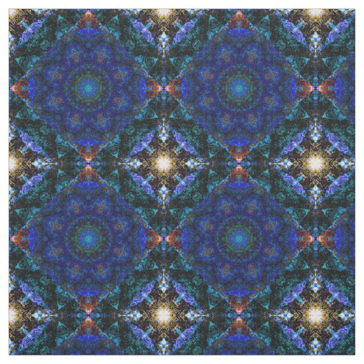 Blauer Engel Kaleidoskop Punch, Stoff (Muster)
