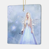 Blauer Engel Keramikornament (Links)