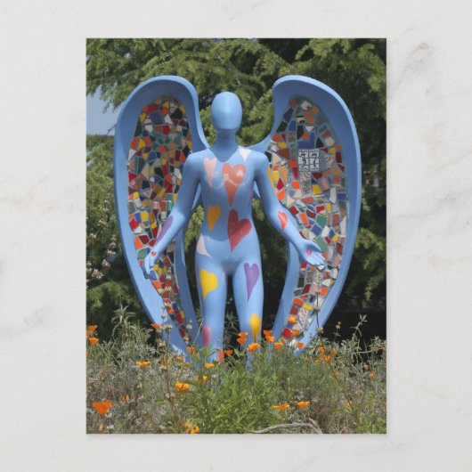 Blauer Engel Postkarte (Vorderseite)