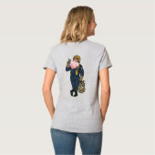 Blauer Engel Weihnachtsmann T-Shirt (Rückseite Vollansicht)