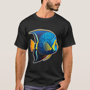 Blauer Engelfisch T-Shirt