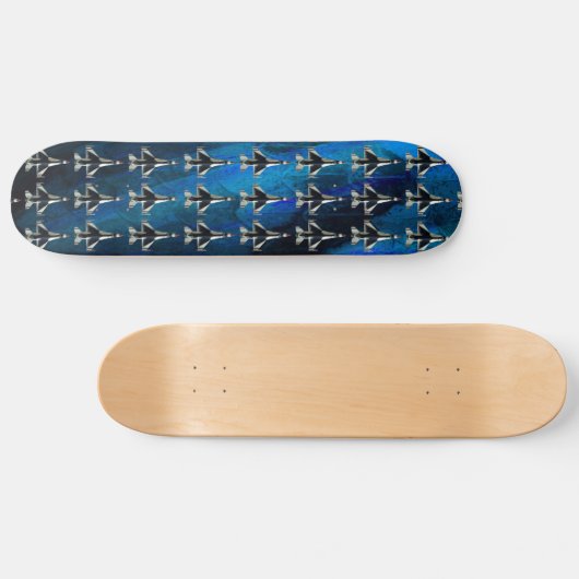 Blauer Engels-Kampfflugzeuge Skateboard (Horizontal)