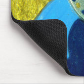 Blauer Engels-Verzierung II Mousepad (Ecke)