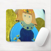 Blauer Engels-Verzierung II Mousepad (Mit Mouse)