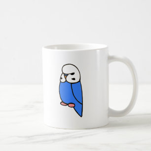 Blauer Englischer Wellensittich Kaffeetasse