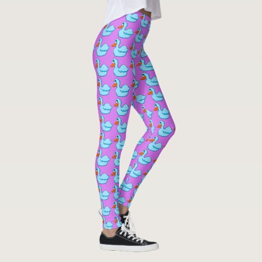 Blauer Ente Leggings (Rechts)