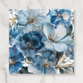 Blauer Entenoster Geschenkanhänger (Rückseite)