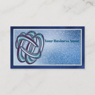 Blauer Entwurf der Visitenkarte anpassen