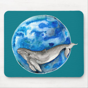 Blauer Erdwal Mousepad