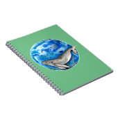 Blauer Erdwal Notizblock (Rechte Seite)