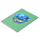 Blauer Erdwal Notizblock (Linke Seite)