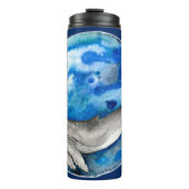 Blauer Erdwal Thermosbecher (Vorderseite)