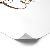 Blauer Erste Heilige Kommune Willkommen Poster (Ecke)