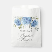 Blauer Eukalyptus-Brautparty Geschenktütchen (Vorderseite)