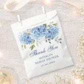 Blauer Eukalyptus-Brautparty Geschenktütchen (Ausgeschnitten)