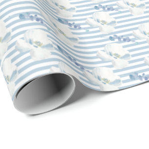 Blauer Eukalyptus Geschenkpapier