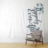 Blauer Eukalyptus glücklich für jede Hochzeit Hint Wandteppich (Beispiel (Horizontal))