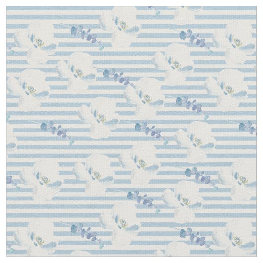 Blauer Eukalyptus Stoff (Nahaufnahme)