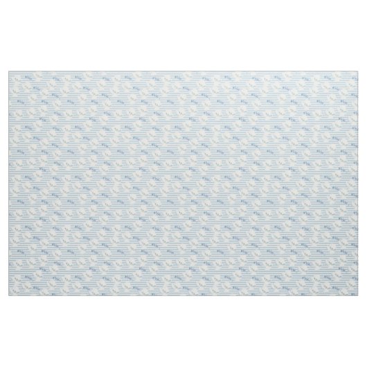 Blauer Eukalyptus Stoff (Fat Quarter (45,7 x 55,9 cm))