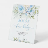 Blauer Eukalyptusbücher für Säuglinge Sockelschild (Vorderseite)