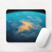 Blauer Exoplaneten-Mauspad Mousepad (Mit Mouse)