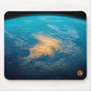 Blauer Exoplaneten-Mauspad Mousepad