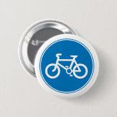 Blauer Fahrrad-Knopf Button (Vorne & Hinten)