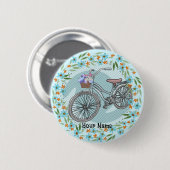 Blauer Fahrrad-Schmuck Button (Vorne & Hinten)
