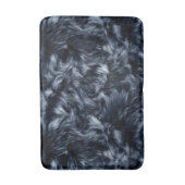 Blauer Fake Fur Badematte (Vorderseite Vertikal)
