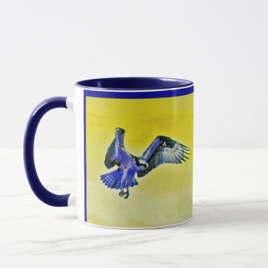 Blauer Falke Tasse (Links)