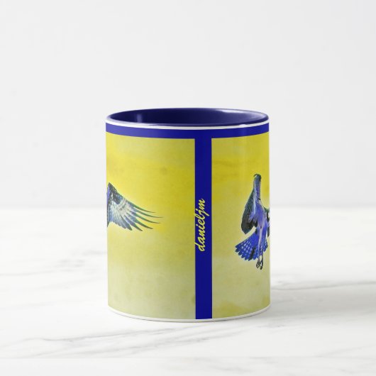 Blauer Falke Tasse (Zentrum)