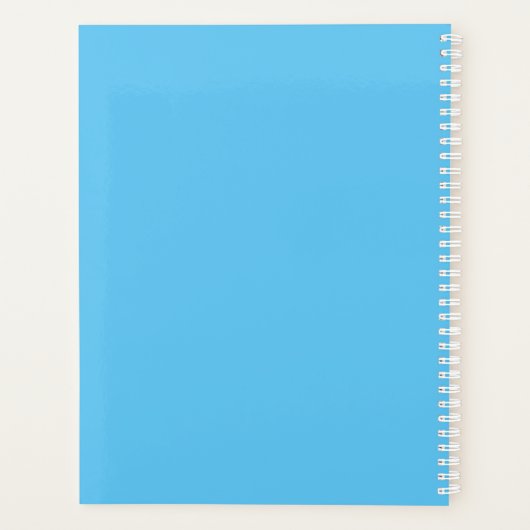 Blauer Farbenfrost Planer (Rückseite)