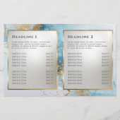 Blauer Farbmarmor (Rückseite)