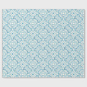 Blauer Farbquatrefolienblock Print Geschenkpapier (Flach)
