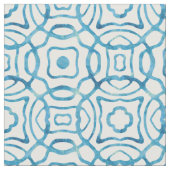 Blauer Farbquatrefolienblock Print Stoff (Nahaufnahme)