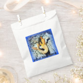 Blauer Farbton Geschenktütchen (Ausgeschnitten)