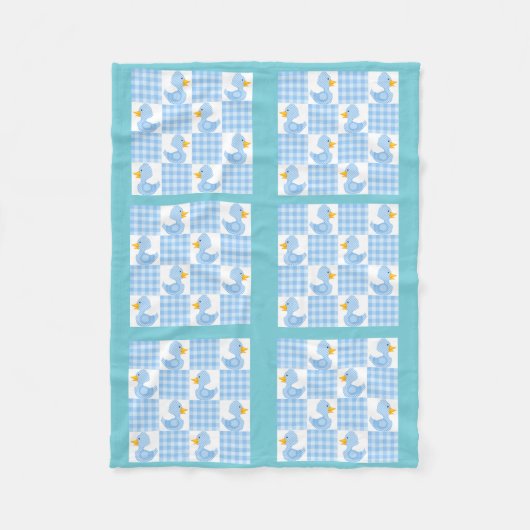Blauer Farbtupfer Design Fleece Blanket (Vorderseite)