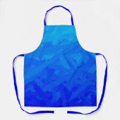 Blauer Farbverlauf abstrakt Schürze (Vorderseite)